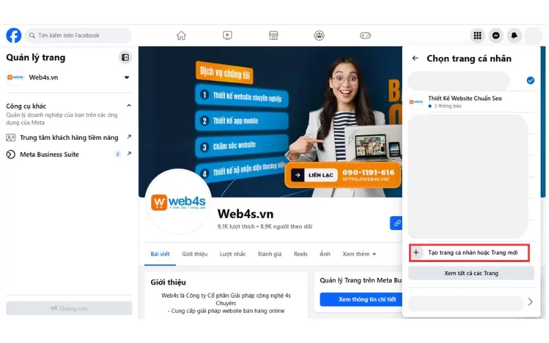 Cách tạo Fanpage Bán Hàng Trên Facebook